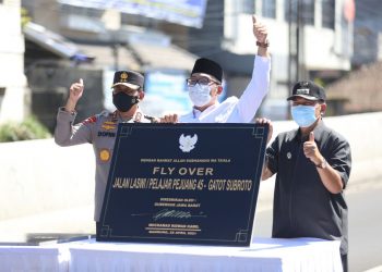 Peresmian Fly Over Jalan Jakarta dan Jalan Laswi