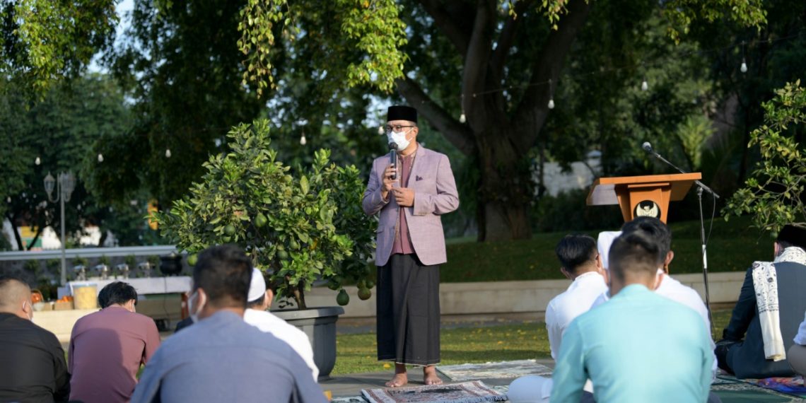 Ridwan Kamil Rayakan Idulfitri di Rumah Dinas
