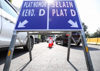 Ratusan Kendaraan Kena Razia Larangan Mudik di Kota Bandung