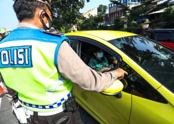 Ratusan Kendaraan Kena Razia Larangan Mudik di Kota Bandung