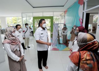 Fasilitas Cuci Tangan Jadi Catatan PTMT Kota Bandung