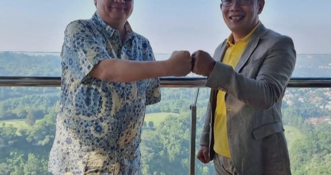 Bertemu Airlangga Hartarto, Ridwan Kamil Sampaikan Aspirasi Pengelolaan Ladang Minyak Marjinal