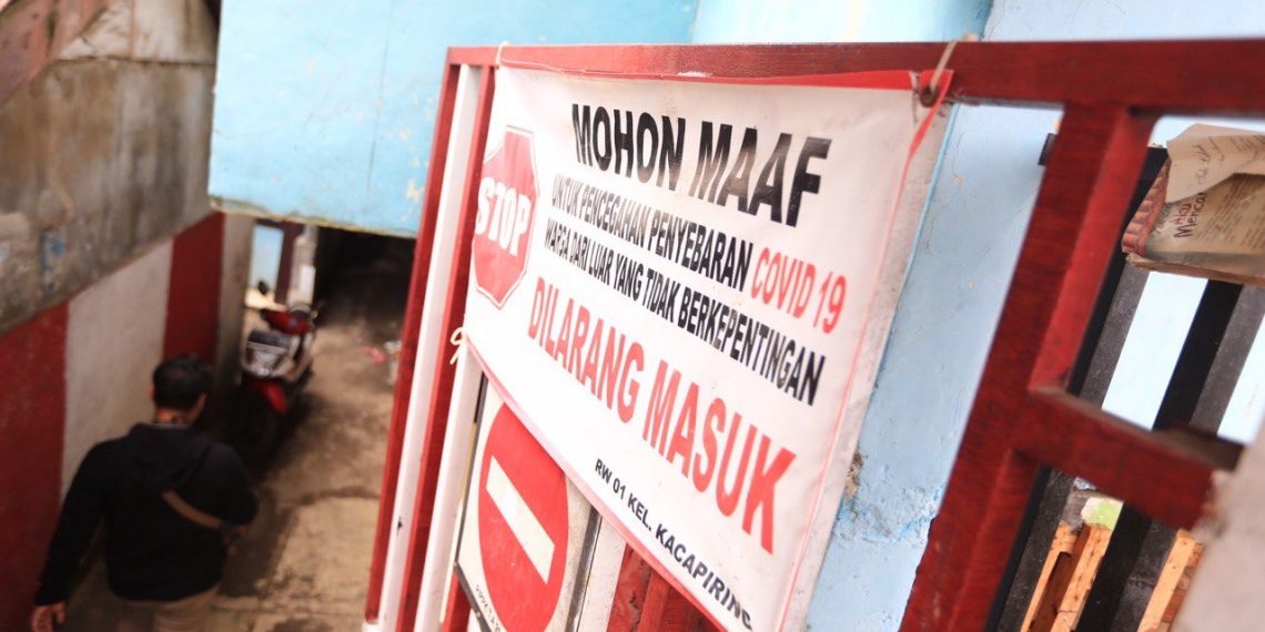 RW 1 Kelurahan Kacapiring, Dapat Apresiasi Dalam Tangani Covid-19