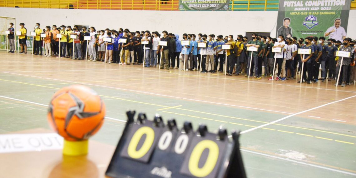 Sekda Buka Kejuaraan Futsal Bupati Cup 2021