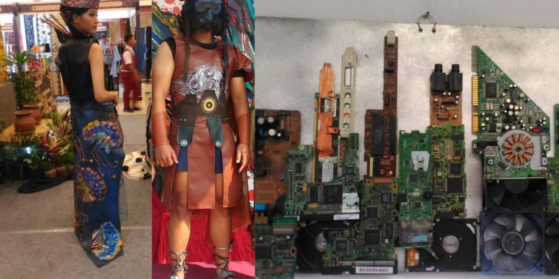 Kreatif, Kulit Jengkol Disulap Jadi Busana