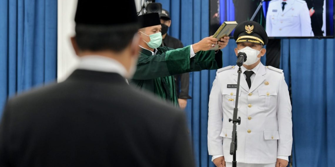 Yana Mulyana dilantik oleh Gubernur Jabar, Ridwan Kamil (Istimewa)