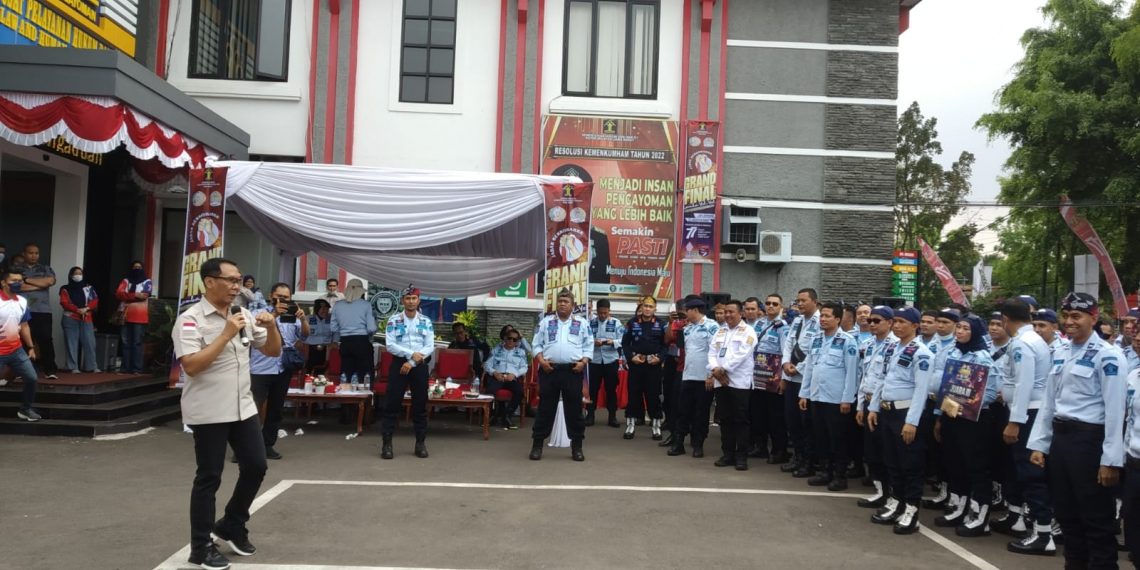 Kakanwil Sudjonggo, Bakar Semangat Seluruh Pegawai Kumham Jabar di Hari Dharma Karya Dhika