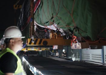 Rangkaian Kereta Inspeksi KCIC Mulai Dikirim ke Depo Tegalluar