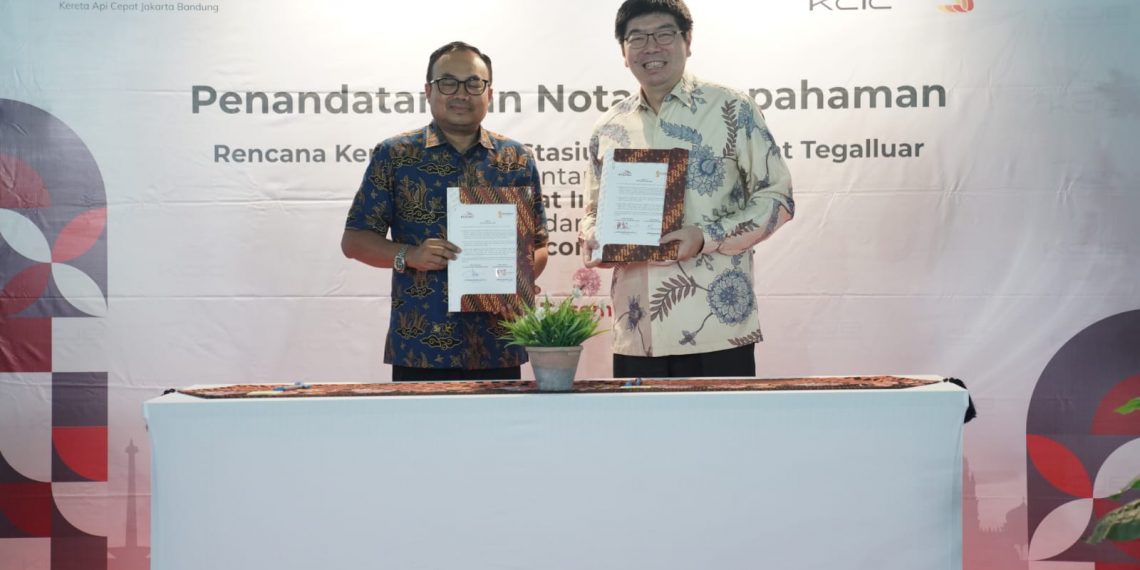 Kembangkan Area Sekitar Stasiun Tegalluar, KCIC Sepakati Kerja Sama dengan Summarecon