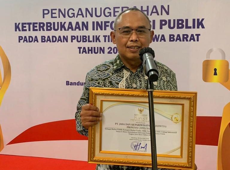 Jaswita Jabar Raih Penghargaan KIP Kategori Cukup Informatif dalam E-Monev