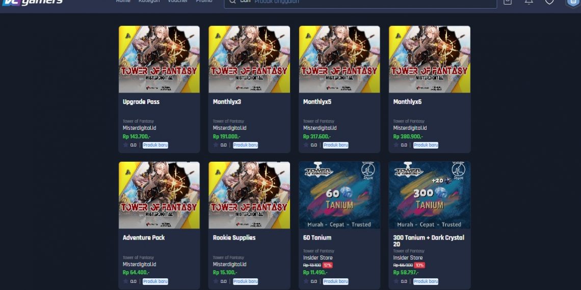 Yuk Intip, Cara Top Up Tower of Fantasy Murah dan Cepat di VCGamers