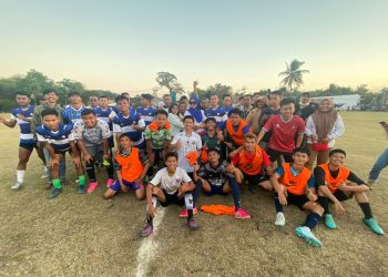 Sumbang Satu Gol, Atep Buktikan Komitmen Pada Warga Sindangbarang