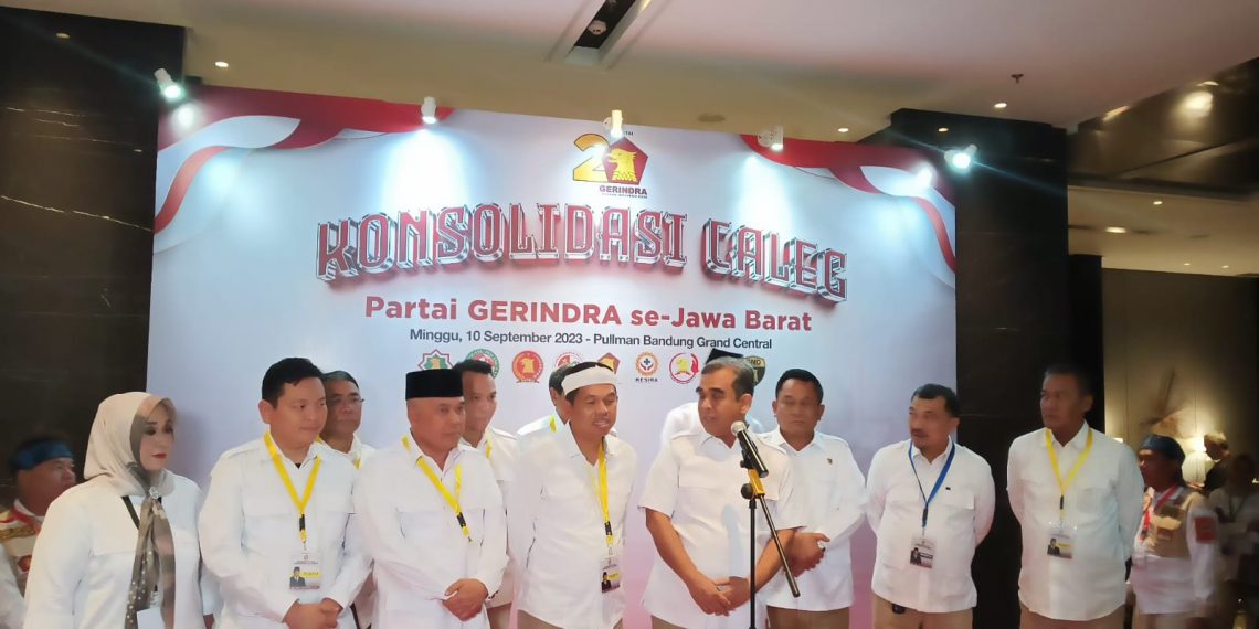 Gerindra Targetkan Menangkan Prabowo dan Pileg di Jabar