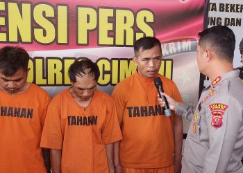 Spesialis Curanmol Jaringan Sukabumi Berhasil Dibekuk Polres Cimahi