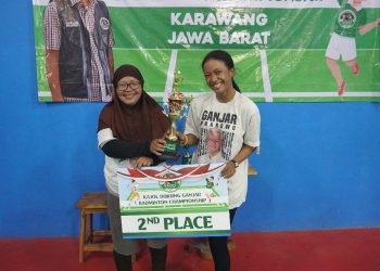 Gaet Dukungan Ganjar-Mahfud, Kajol Indonesia Gelar Turnamen Bulutangkis Ojol Karawang