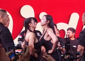 Weigh In HSS Series 4 Bandung Digelar, Pertarungan Besar Siva Aprilia Vs Pamela Safitri.